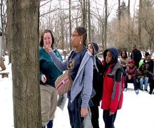 Watch how maple trees are tapped on Saturday at the Environmental Center at Lord Stirling Park. Photo courtesy of the Somerset County Park Commission