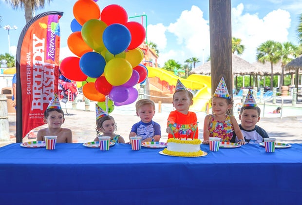 Swimming birthday parties in Houston: Schlitterbahn