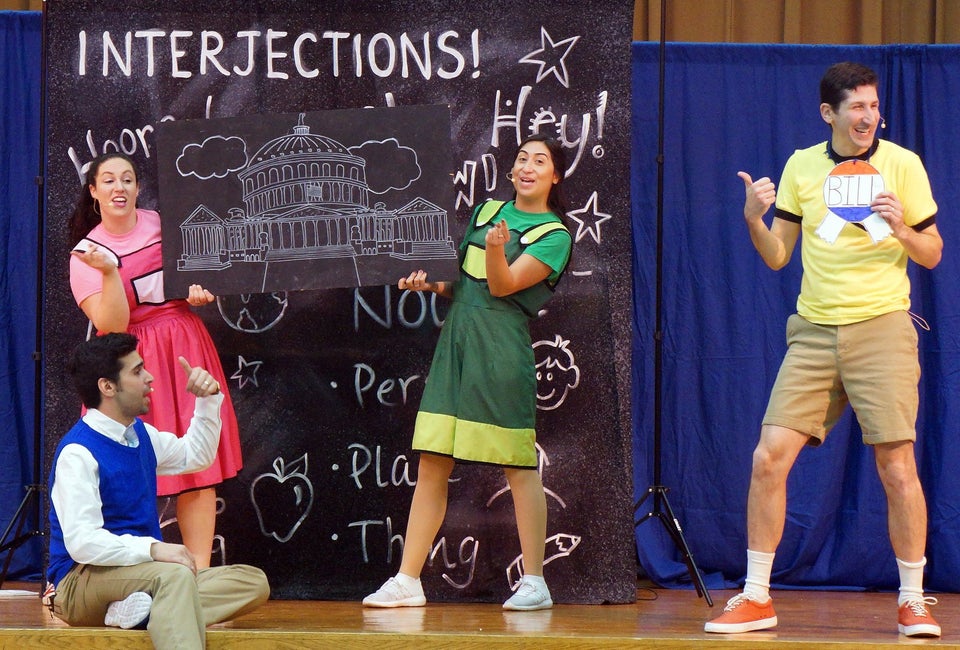 Learn history, grammar, science, math, and more at a live production of Schoolhouse Rock. Photo courtesy of the production