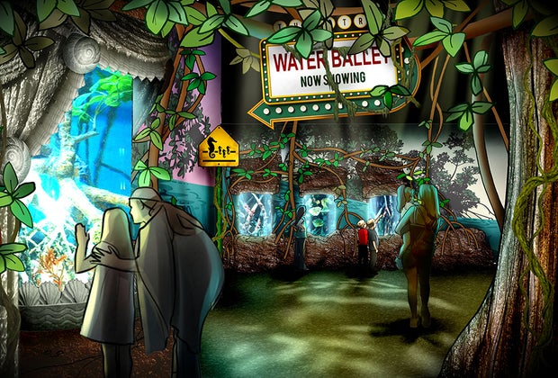 Sea Life Aquarium mangroves