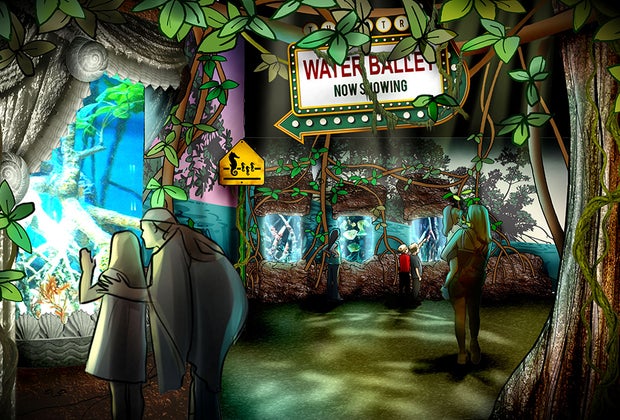 Sea Life Aquarium mangroves