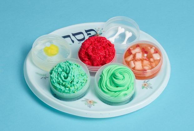 Sloomoo Slime Seder Plate