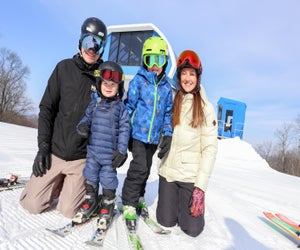 Shawnee Mountain offers tons of attractions to keep your family entertained, from snow tubing, to lessons, snowboarding, and downhill skiing. Photo courtesy of the resort