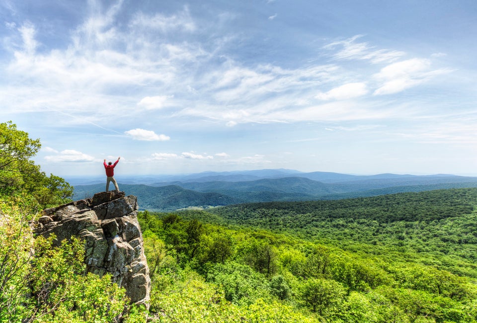 Shenandoah National Park has miles and miles of hikes––and social distance options. Photo courtesy NPS/Neal Lewis
