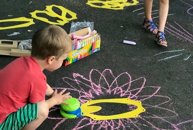Classic Outdoor Games for Kids: Sidwalk Chalk