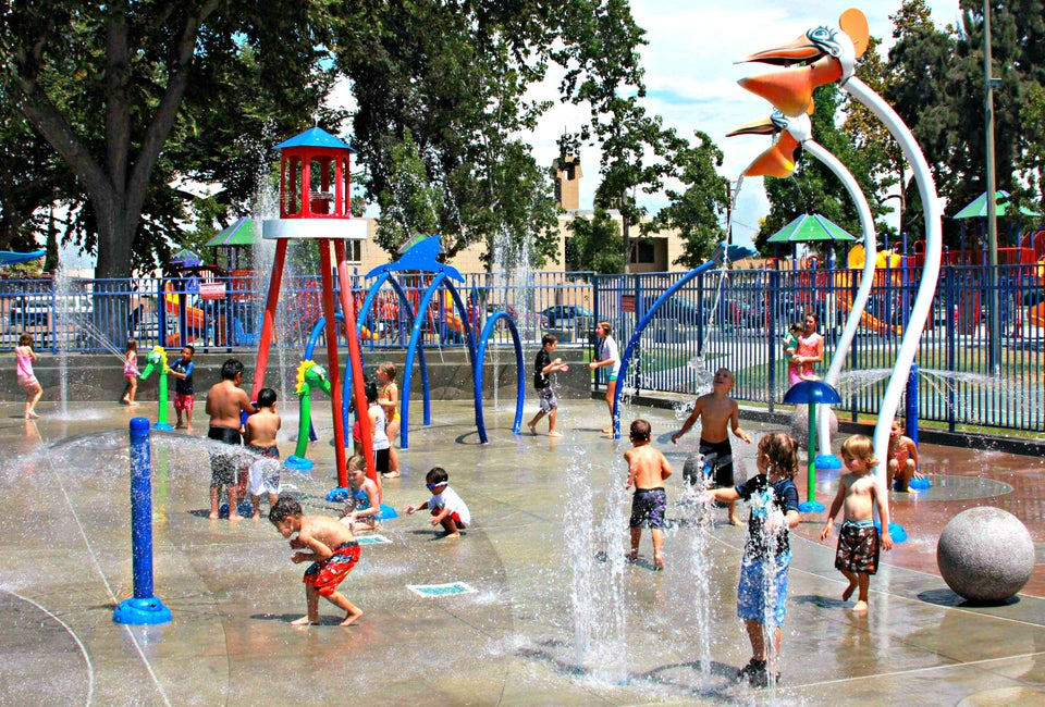 Afternoons are splashtastic! Sigler Park Splash Pad photo courtesy of the City of Westminster.