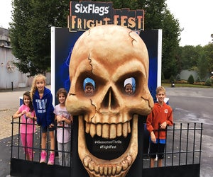 Enjoy scare-free thrills during the day at Six Flags' Fright Fest. Photo by Laurie Rein