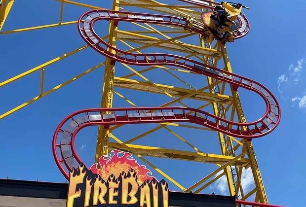 Amusement parks near NYC FireBall at Adventureland