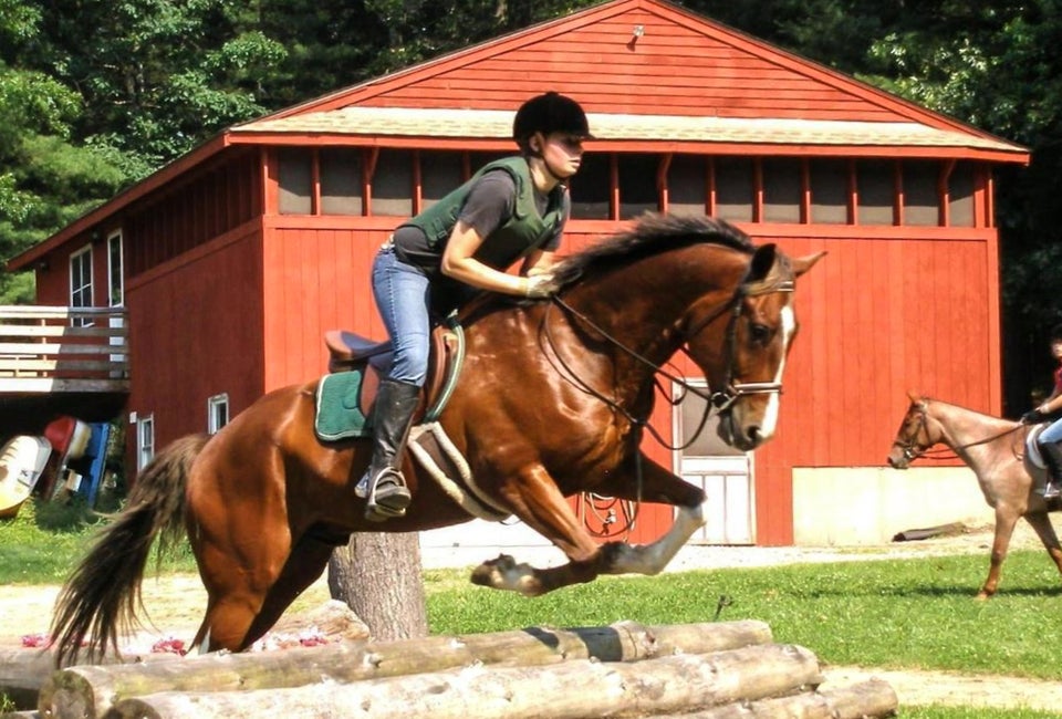 Horse lovers will appreciate equestrian camp. Photo courtesy of the SJ Riding Camp in Ellington