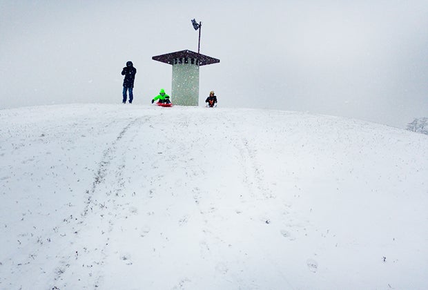 Sledding hills on Long Island: Newbridge Road Park