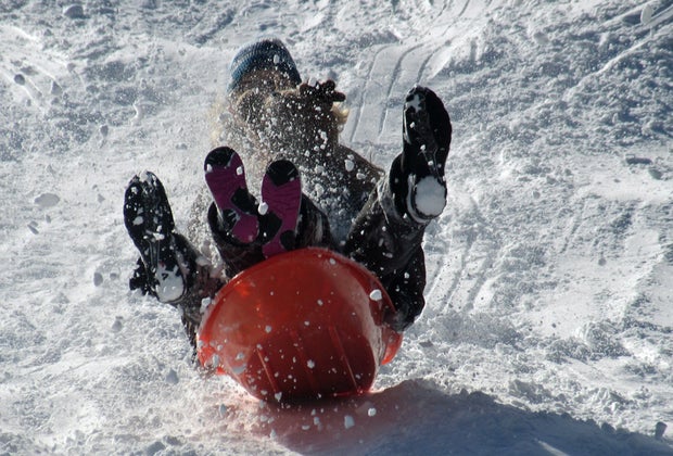Free things to do in NYC: Sledding in Central Park