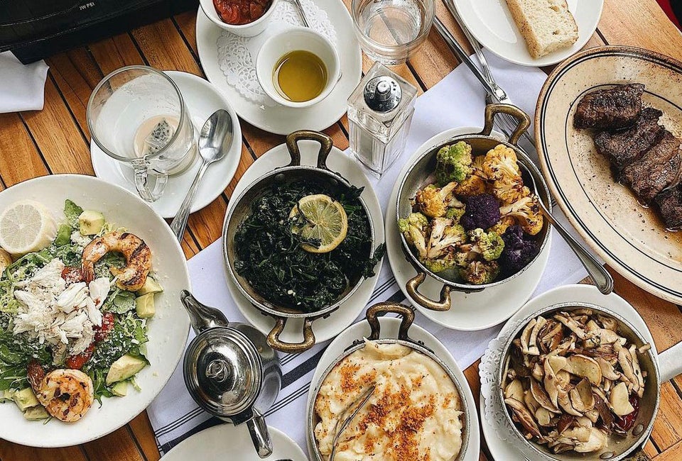 Sofia serves festive brunches and dinners on Christmas Day.