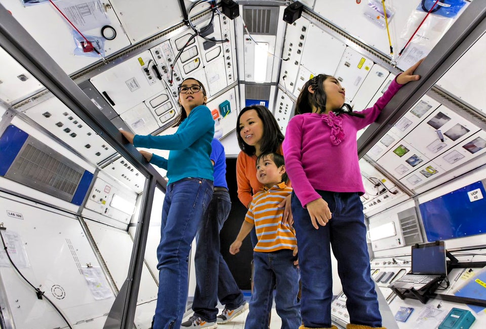 Experience the sights, sounds, and smells on board the International Space station, and try your hand at some of the feats of engineering that support astronauts as they navigate the unforgiving vacuum of space. Photo courtesy of Museum of Science