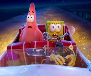 Drive-thru an Under the Sea Road Trip Adventure with SpongeBob. Image courtesy of Paramount Plus