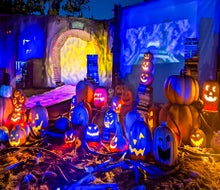 Stroll by spooky Halloween yard displays to get you in a festive spirit. Photo courtesy of Spooky Hollows, Facebook