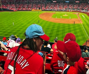 Soak up St. Louis's baseball spirit at a Cardinals game.