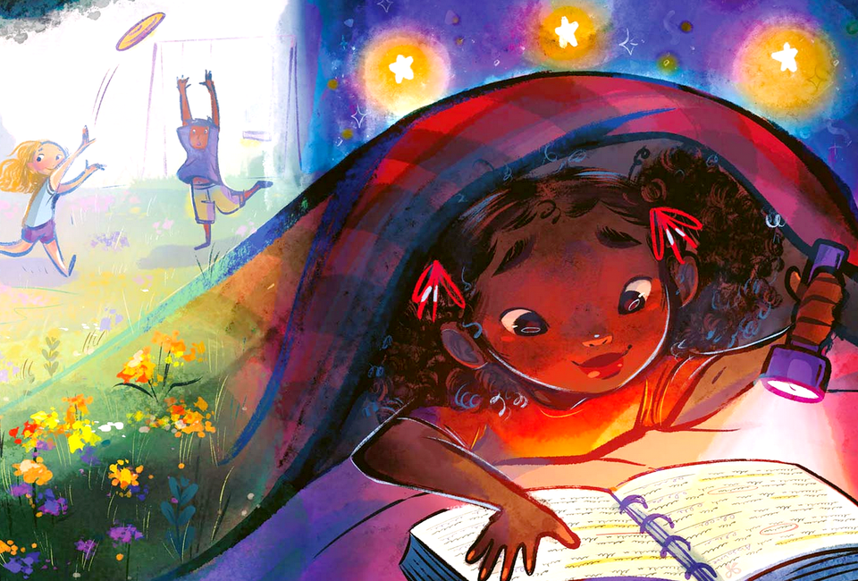 A page from Stacey's Extraordinary Words. Photo courtesy of Amazon