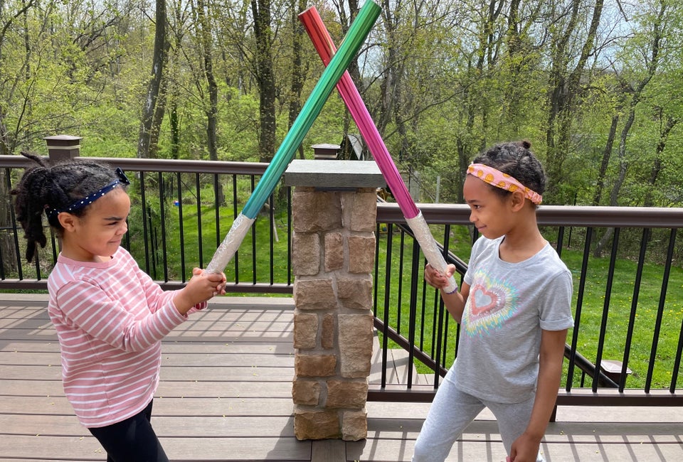 Young Jedi in the heat of battle.