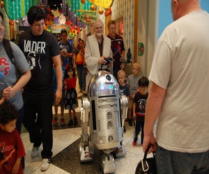 Kids can meet their favorite Star Wars characters during a special meet-and-greet. Photo courtesy of the Children's Museum of Houston. 