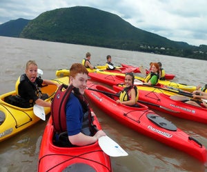 Have a blast on the water in kayaks at Storm King Adventures. Photo courtesy of Storm King Adventures