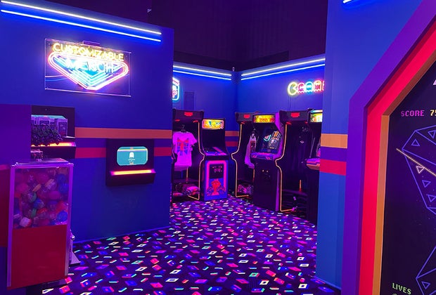 Palace Arcade at Stranger Things Store