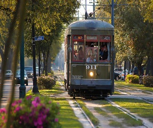 Hop on a streetcar for a tour of New Orleans. Photo by Cheryl Gerber