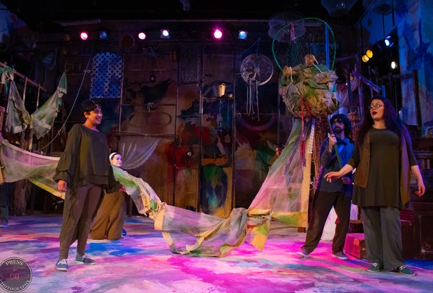 youth perform a play onstage