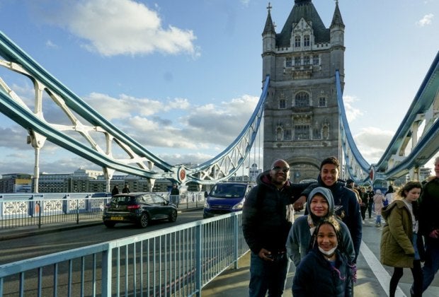 This isn't London Bridge, and it's not falling down!