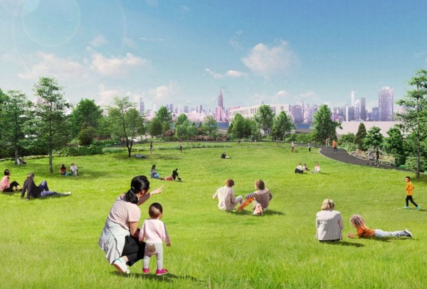 50 Kent brings a sprawling lawn and stunning skyline views to the Brooklyn waterfront in 2022.