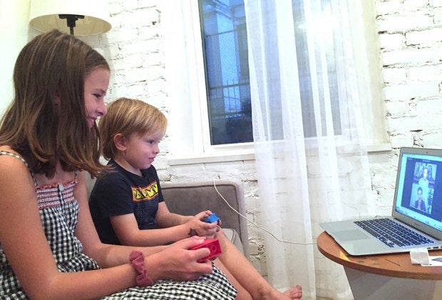 The Wizards Of Oakwood Drive is a live, online, interactive theatrical experience for kids. Photo by the author