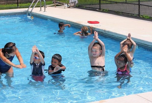 At Apple Montessori Schools there are daily swim lessons with Red Cross certified instructors.