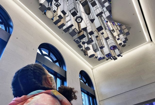 The Moynihan Train Hall is worth a visit even if you're not dashing to catch a train for its art and architecture. Photo by the author