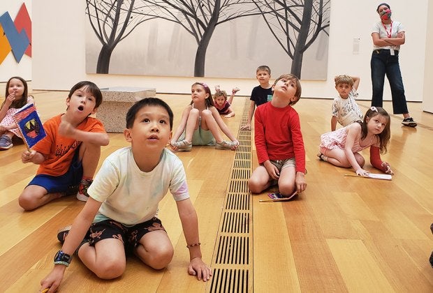 Summer camp at the High Museum of Art is a haven for art-loving kids. Photo courtesy of the museum