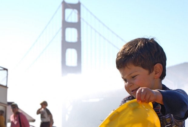 Things like having a children's museum with a view like this make it easy to leave your heart in San Francisco. Photo courtesy of the Bay Area Discovery Museum