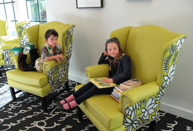 Can't wait to curl up and read at the Beverly Hills Library. Photo by Meghan Rose