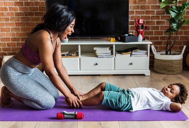 Make exercise a family affair! Photo by Mommy Poppins