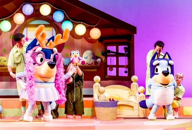 Step into Bluey and Bingo's imaginations at Bluey's Big Play. Photo courtesy of BLUEY
