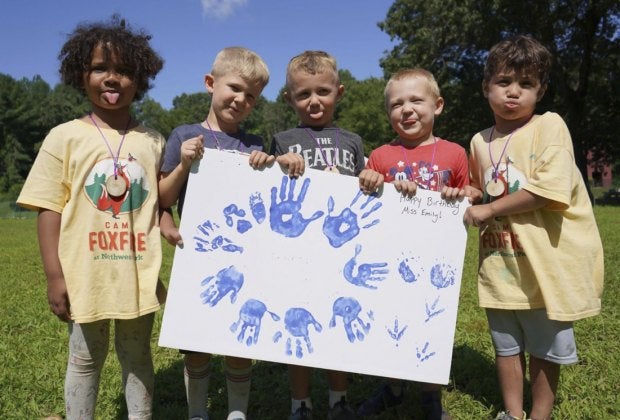 Make new friends at Camp Foxfire. ​Photo courtesy of Camp Foxfire