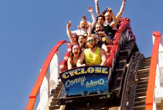 Miss the thrills? Enjoy Luna Park in Coney Island’s classic coasters from the comfort of home. Photo courtesy of Luna Park