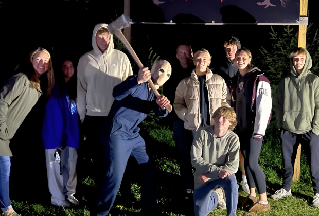 Teens can flee the axman this Halloween at Wall Township's Conover Killings. Photo courtesy of the event