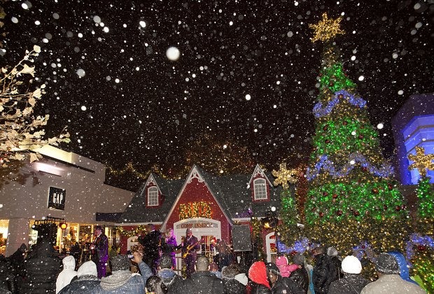 Get into the holiday spirit at the Cross County Shopping Center Christmas Tree Lighting. Photo courtesy of the shopping center