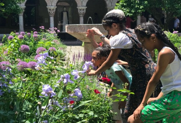 The medieval museum gardens at The Met Cloisters are lovely.