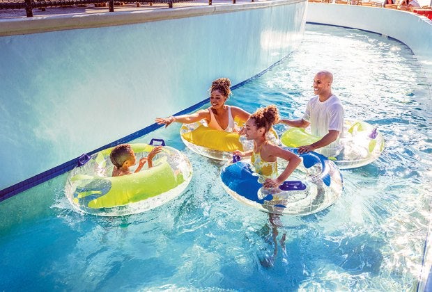 Take a leisurely float on North Texas' longest indoor lazy river at Epic Waters. Photo courtesy of Epic Waters 