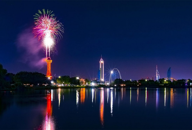 Celebrate the Fourth of July at Six Flags Over Texas' celebration Star-Spangled Nights. Photo courtesy of Six Flags Over Texas 