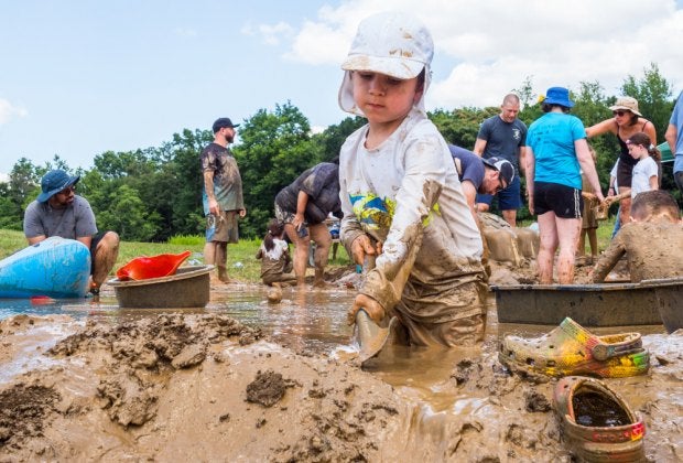 Get dirty at MudFest! Event photo by Ed Wondoloski
