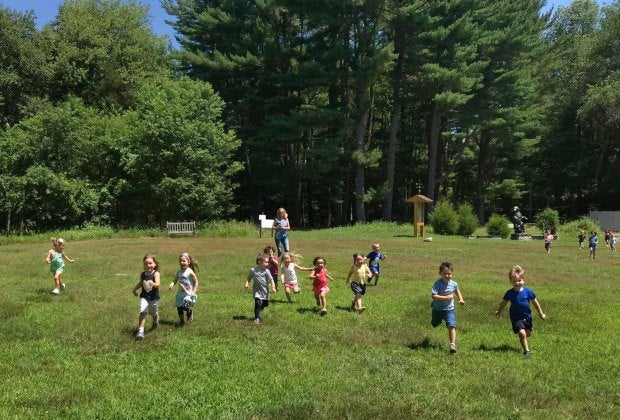 Enjoying the open space. Photo courtesy of Earthplace