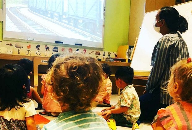 FIAF offers learning pod support for children as young as age 5. Photo courtesy of FIAF