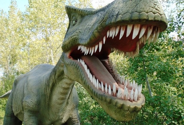 Field Station: Dinosaurs opens this weekend at Overpeck County Park. Photo courtesy of the venue