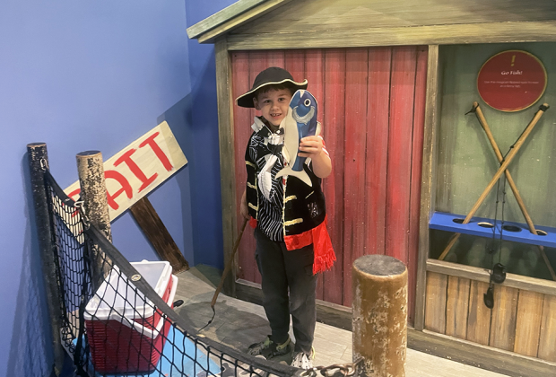 Reel in a big one at the Children's Museum of the East End's fishing spot.