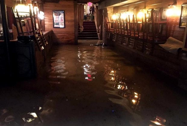 Water levels rose more than 3 feet in Port Jefferson during the September 25 storm.